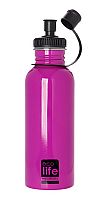 ECOLIFE ΜΕΤΑΛΛΙΚΟ ΑΝΟΞΕΙΔΩΤΟ ΜΠΟΥΚΑΛΙ PINK 600ML