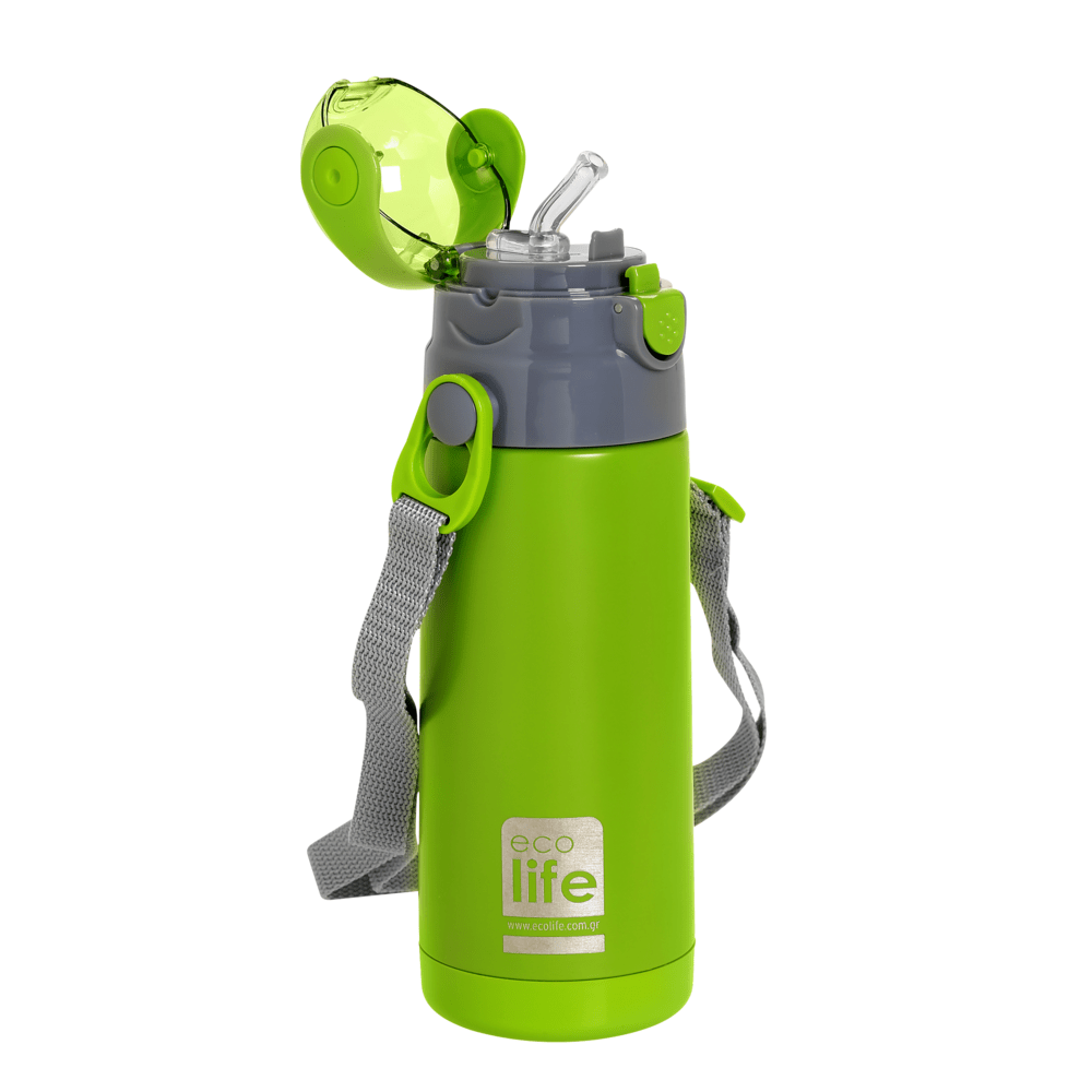 ECOLIFE ΠΡΑΣΙΝΟ ΠΑΙΔΙΚΟ ΘΕΡΜΟΣ 400ML