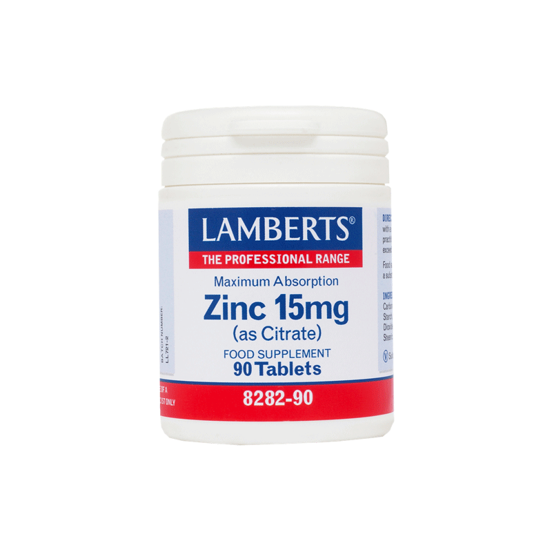 ZINC 15MG (CITRATE) 90TABS