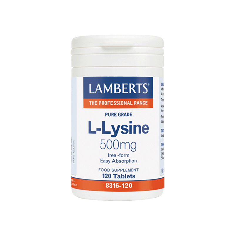 L-LYSINE 500MG 120TABS