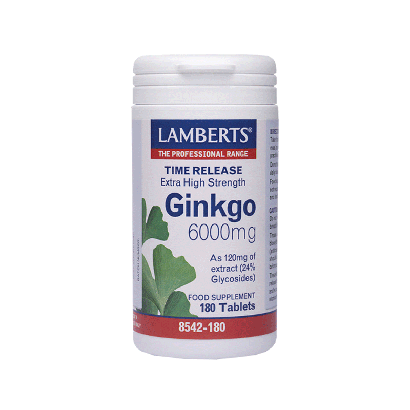 GINKGO BILOBA 6000MG 180TABS