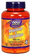 ARGININE 500MG-CITRULLINE 250MG 120CAPS