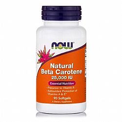 NATURAL BETA CAROTENE 2500IU 90SGELS