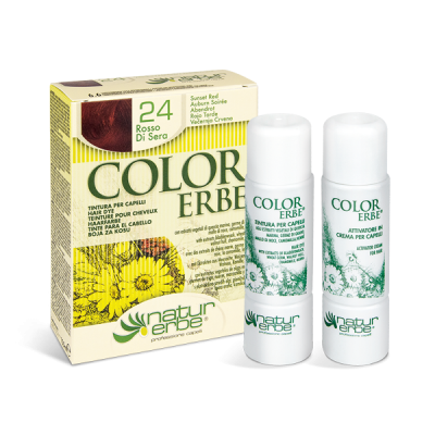 COLOR ERBE 24 ΚΟΚΚΙΝΟ-ΚΑΦΕ 135ML