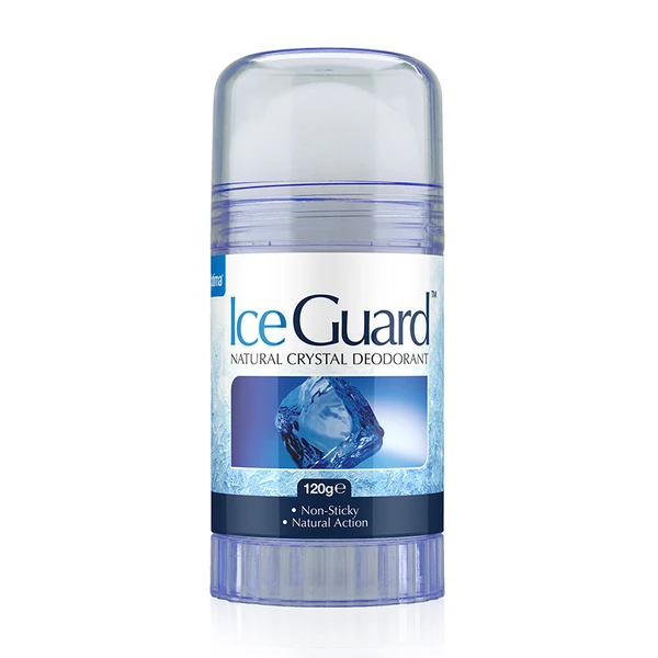 ICE GUARD NATURAL CRYSTAL DEODΟRANT TWIST UP 120ML